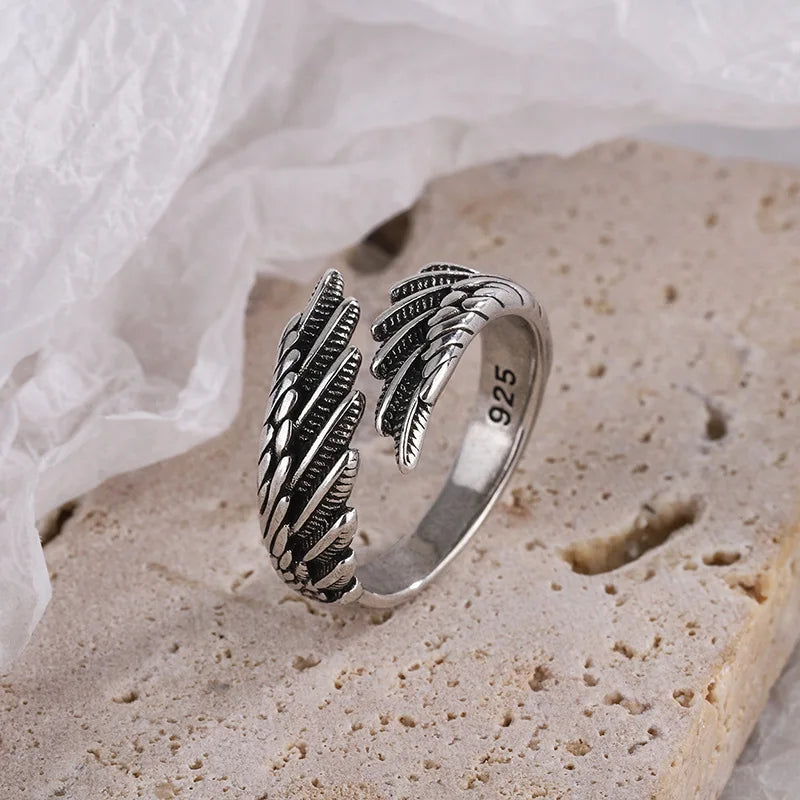Guardian Wing Silver Ring