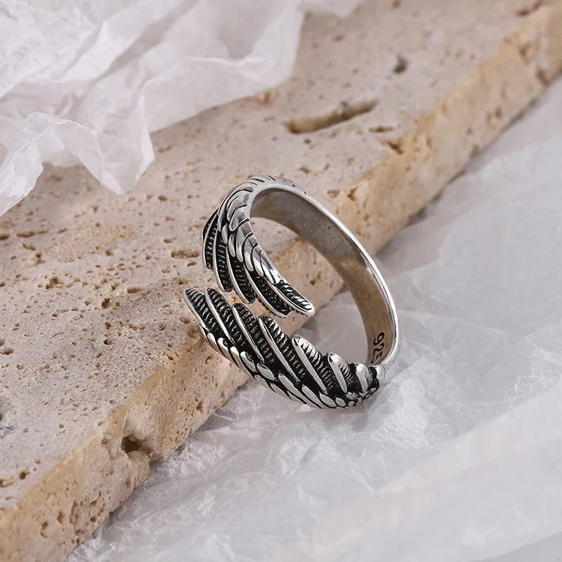 Guardian Wing Silver Ring