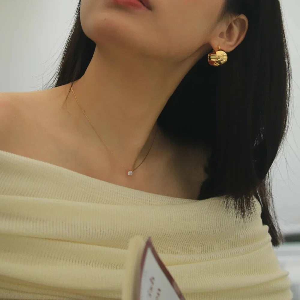 Dainty Gold CZ Necklace