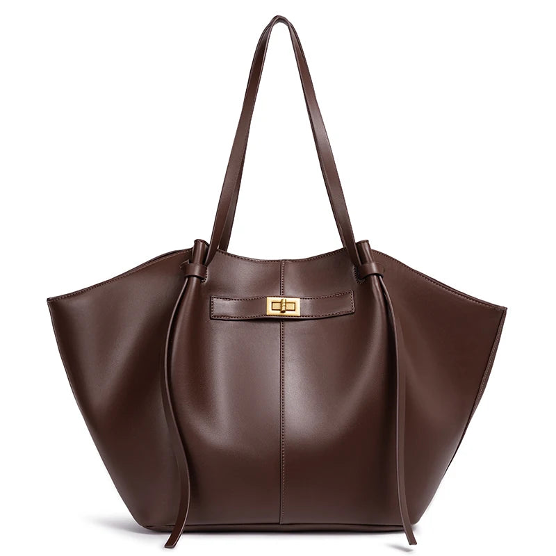 Black bat-shaped vegan leather shoulder bag - back view