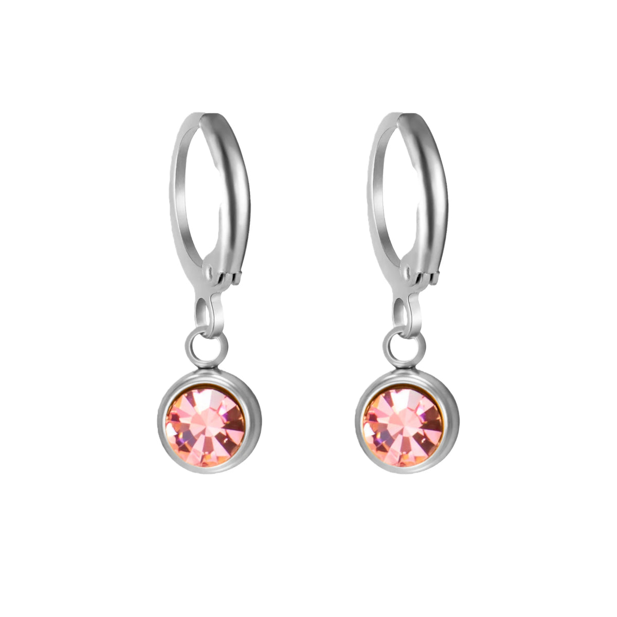 Birthstone Drop Earrings Gold or Silver-Tone – view 6 – Varex HQ
