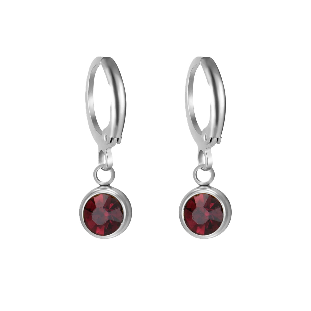 Birthstone Drop Earrings Gold or Silver-Tone – view 16 – Varex HQ