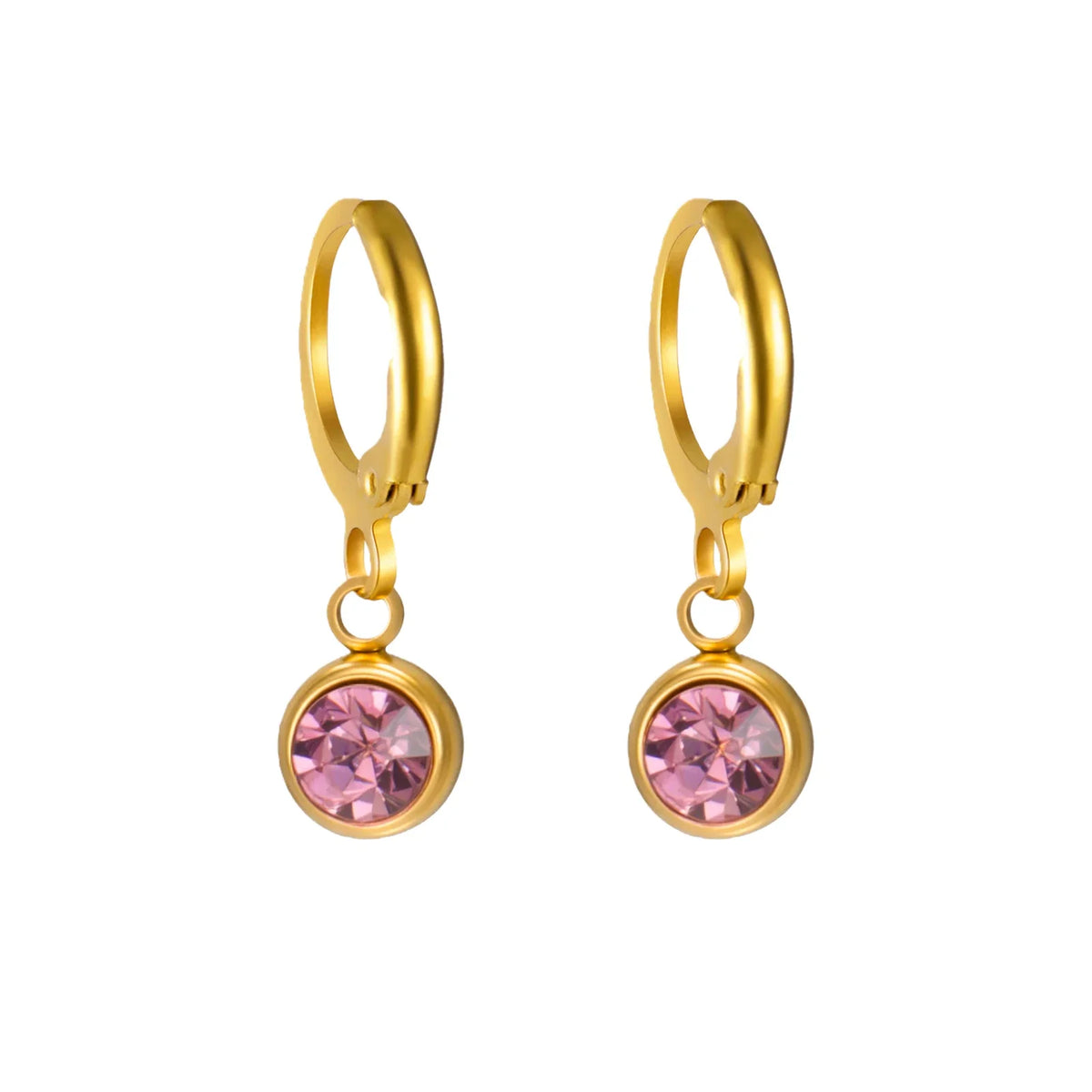 Birthstone Drop Earrings Gold or Silver-Tone – view 18 – Varex HQ