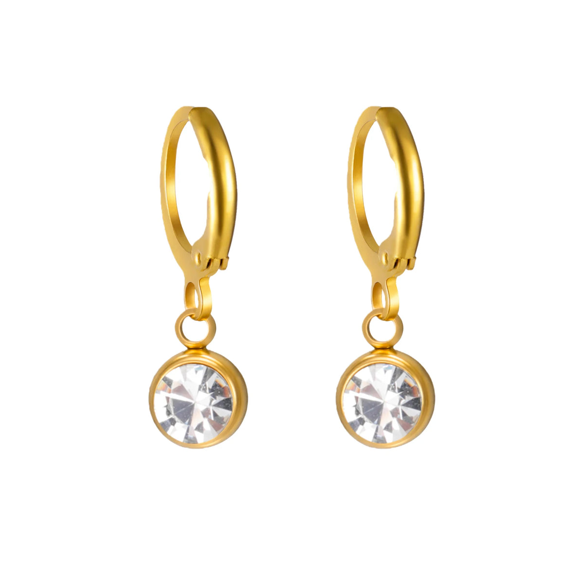 Birthstone Drop Earrings Gold or Silver-Tone – view 20 – Varex HQ