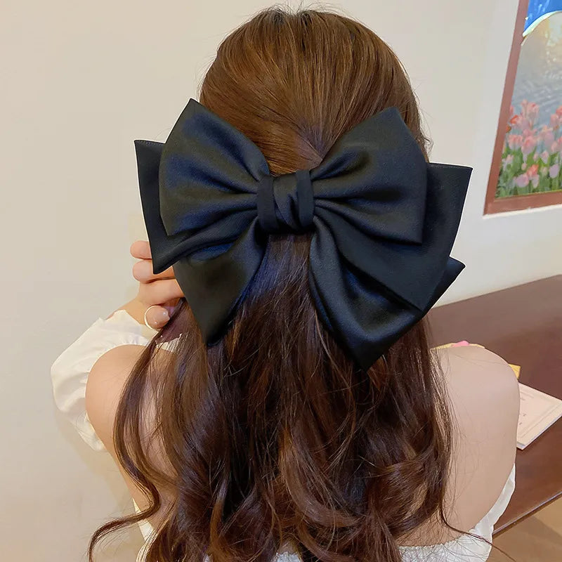 Bow Hair Clip – Cloth & Alloy, additional product photo – Varex HQ