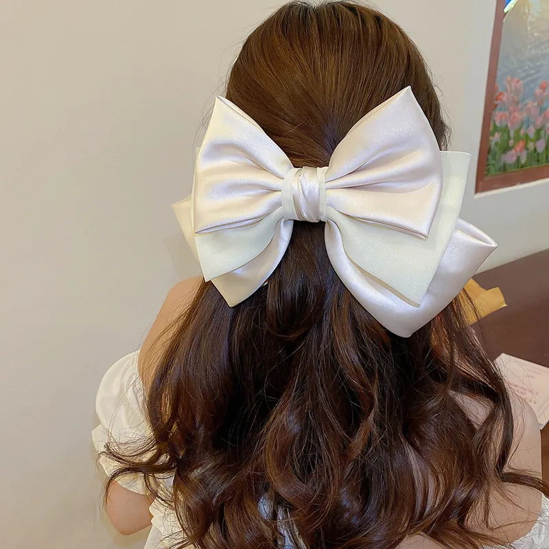 Bow Hair Clip – Cloth & Alloy, additional product photo – Varex HQ