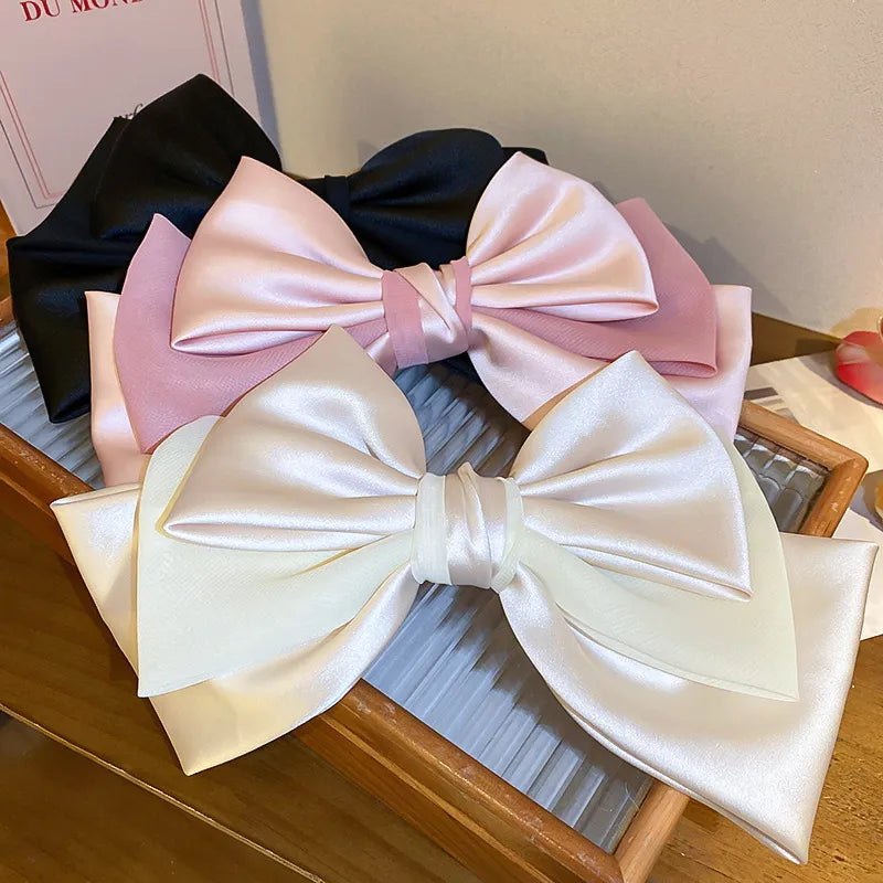 Bow Hair Clip – Cloth & Alloy, additional product photo – Varex HQ