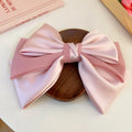 Bow Hair Clip – Cloth & Alloy, Blush Pink – Varex HQ