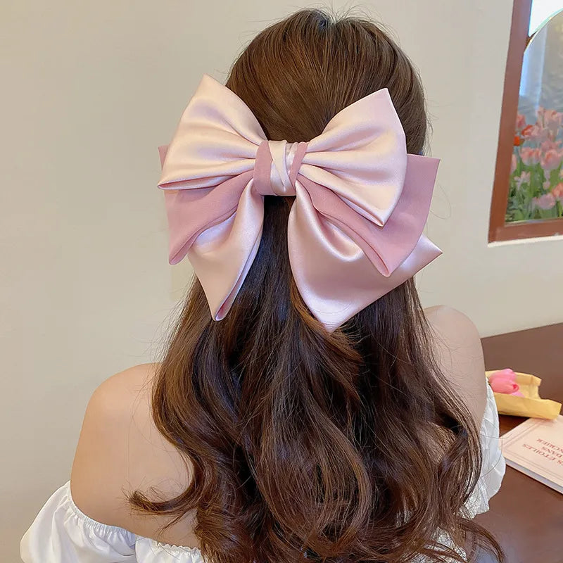 Bow Hair Clip – Cloth & Alloy, additional product photo – Varex HQ