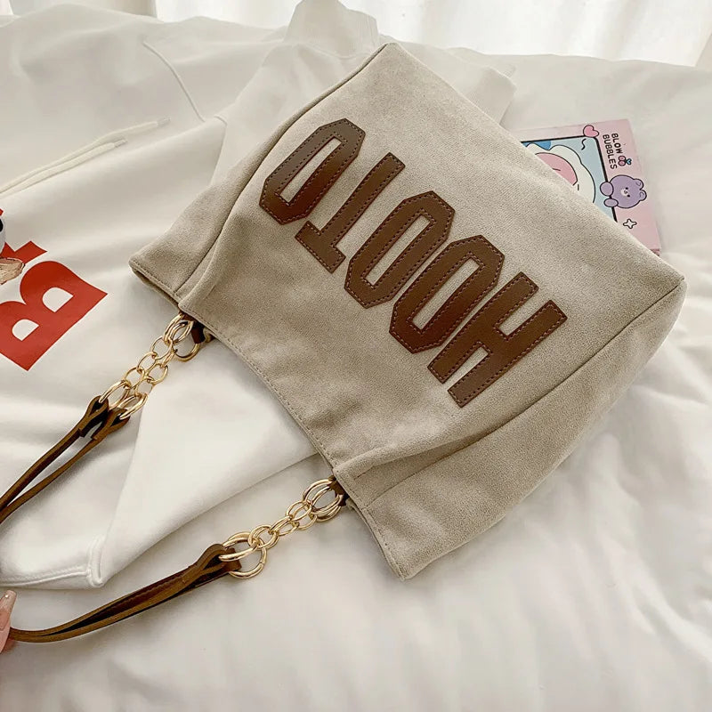 Canvas campus tote bag - size and dimension detail