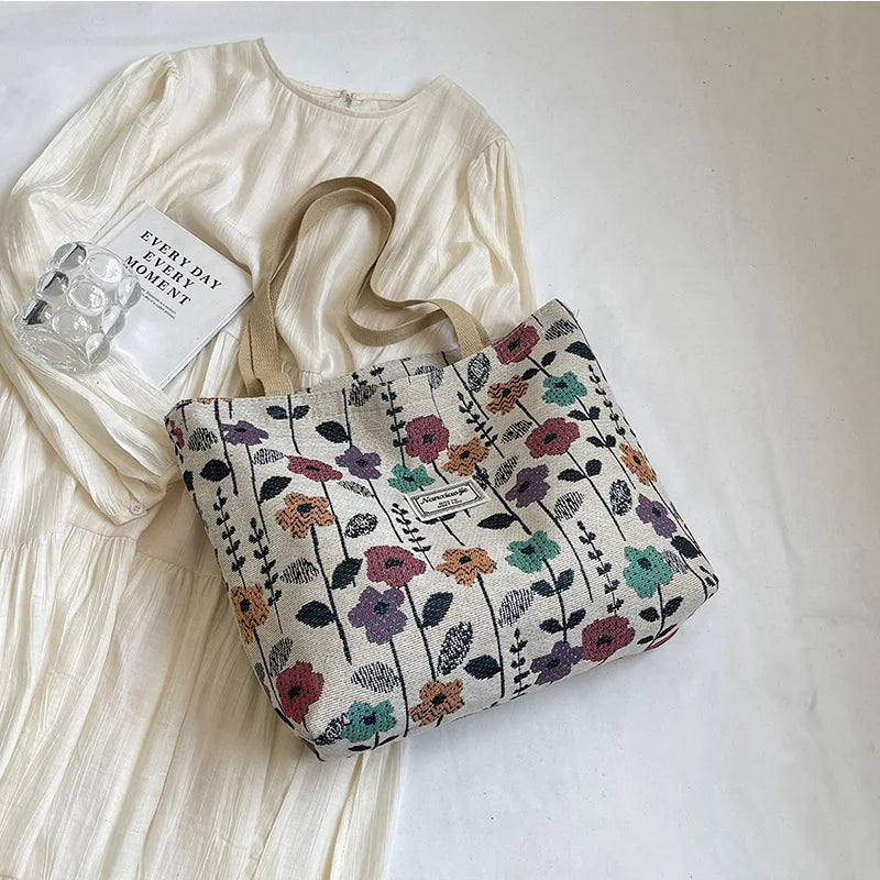 Corduroy bohemian tote bag - Pink colour swatch