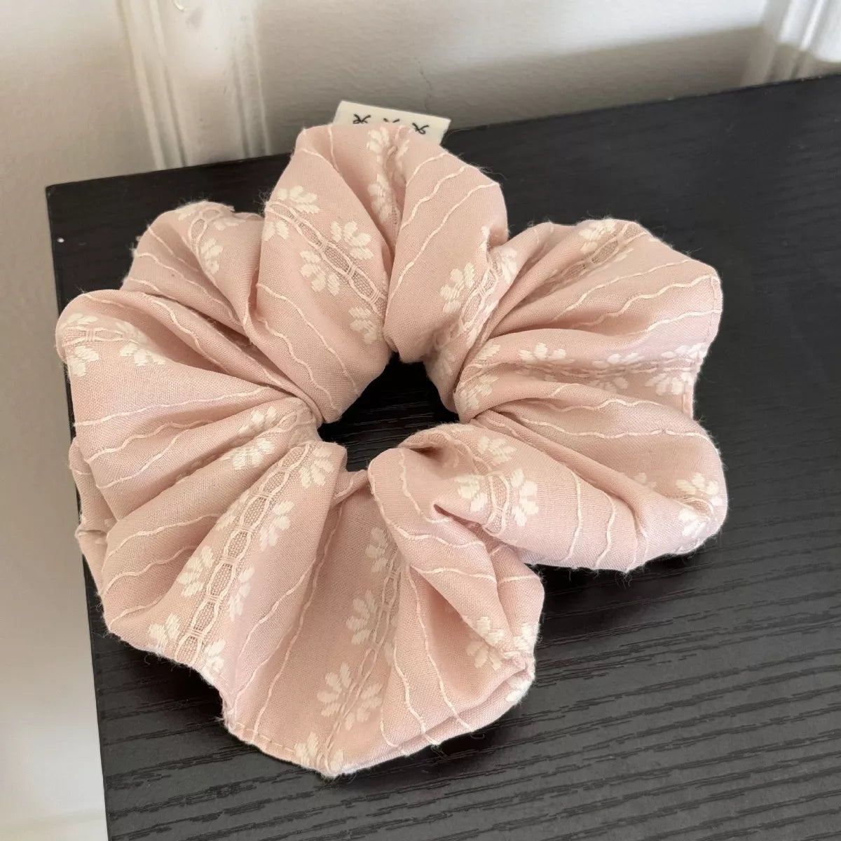 Floral Hair Scrunchie Set (6-Piece) – Polyester, additional product photo – Varex HQ