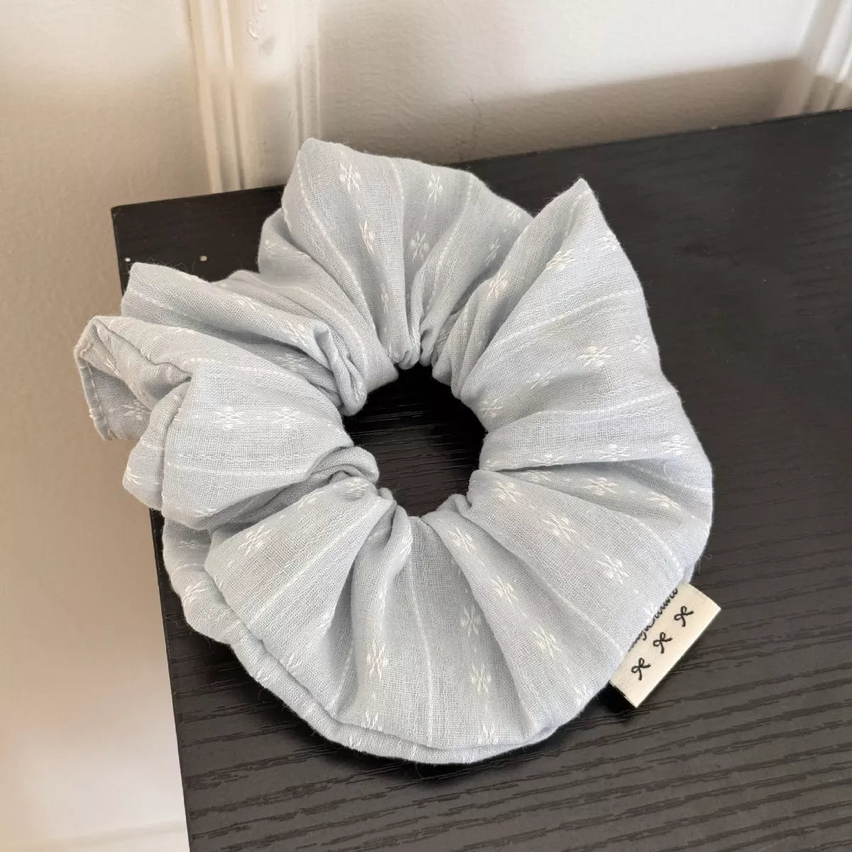 Floral Hair Scrunchie Set (6-Piece) – Polyester, additional product photo – Varex HQ