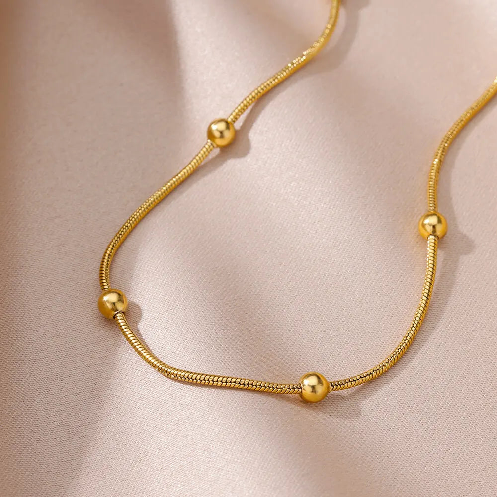 Beaded Chain Anklet – additional angle, Varex HQ