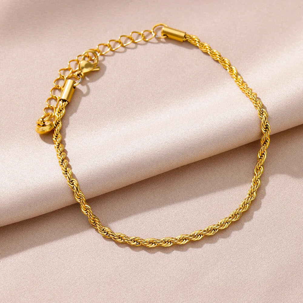 Rope Chain Anklet – additional angle, Varex HQ