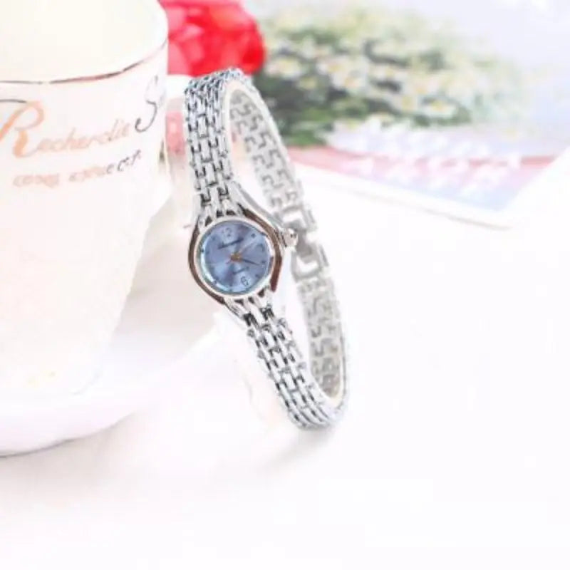 Gold-tone mesh bracelet watch, full collection view