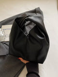 Knot Handle Hobo Bag - Vegan Leather - view 1 - Varex HQ