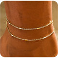 Gold-plated layered bracelet from the anklet and bracelet set, Varex HQ