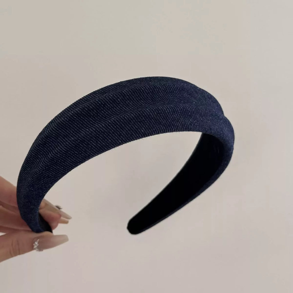Padded Denim Headband – view 3 – Varex HQ