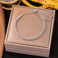 Adjustable pull-back bangle, close-up of polished finish - Varex HQ