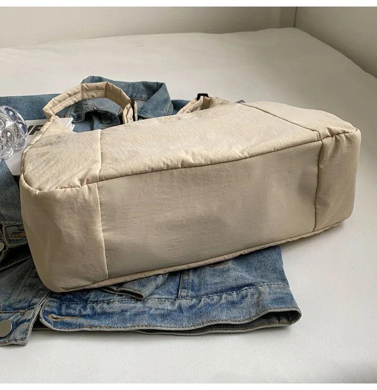 Quilted Nylon Hobo Bag – Padded Crossbody Shoulder Tote, additional product photo – Varex HQ