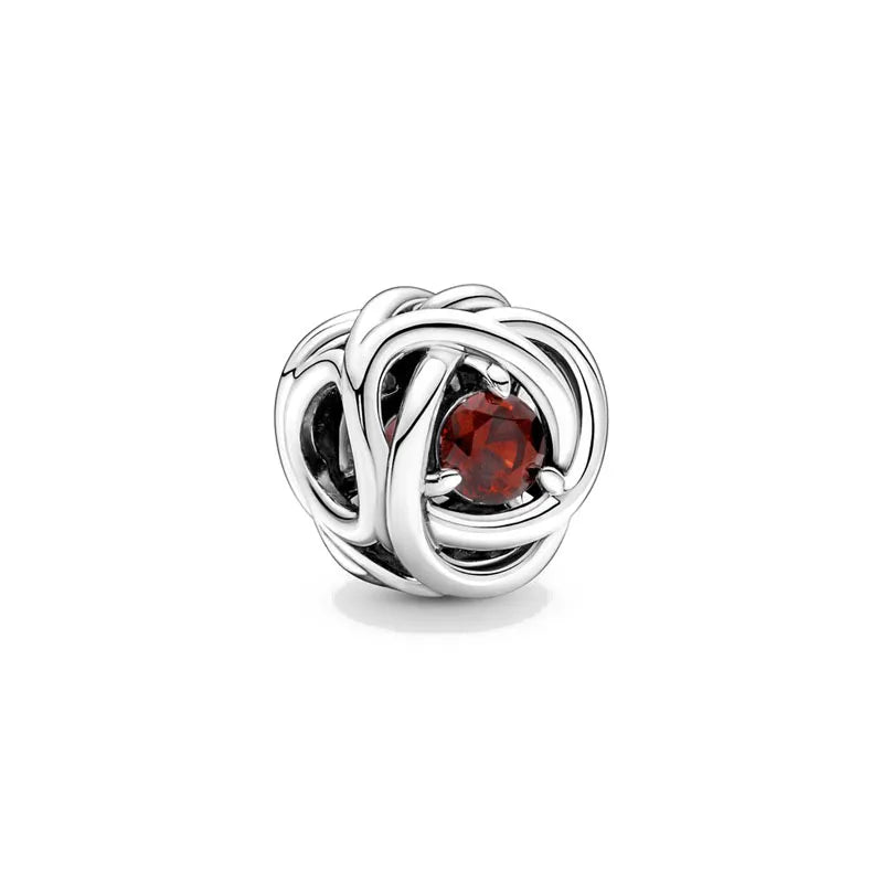Silver-Tone Birthstone Charm for Charm Bracelets – view 7 – Varex HQ