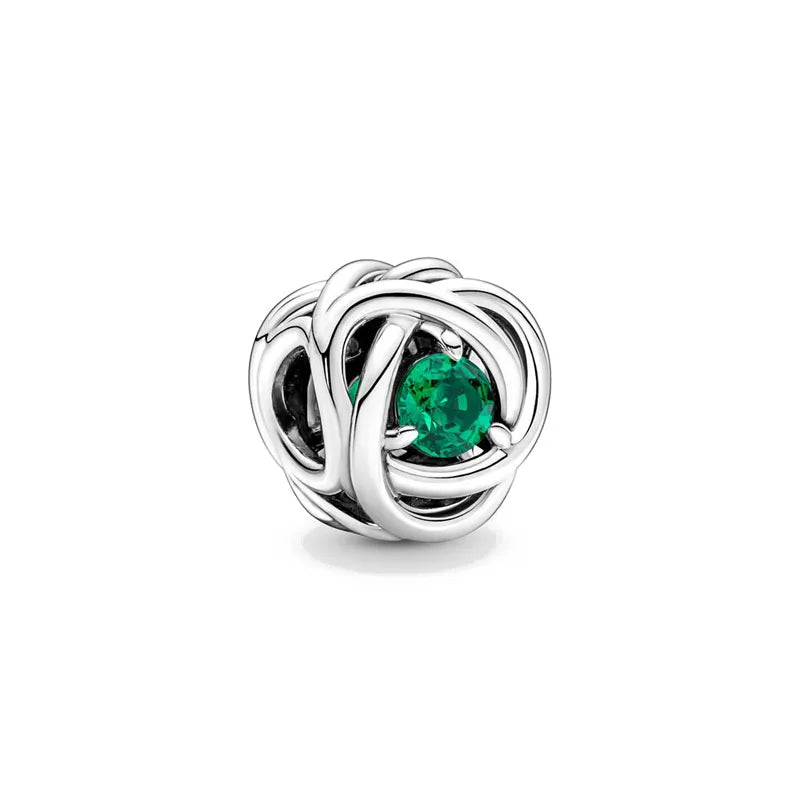 Silver-Tone Birthstone Charm for Charm Bracelets – view 11 – Varex HQ