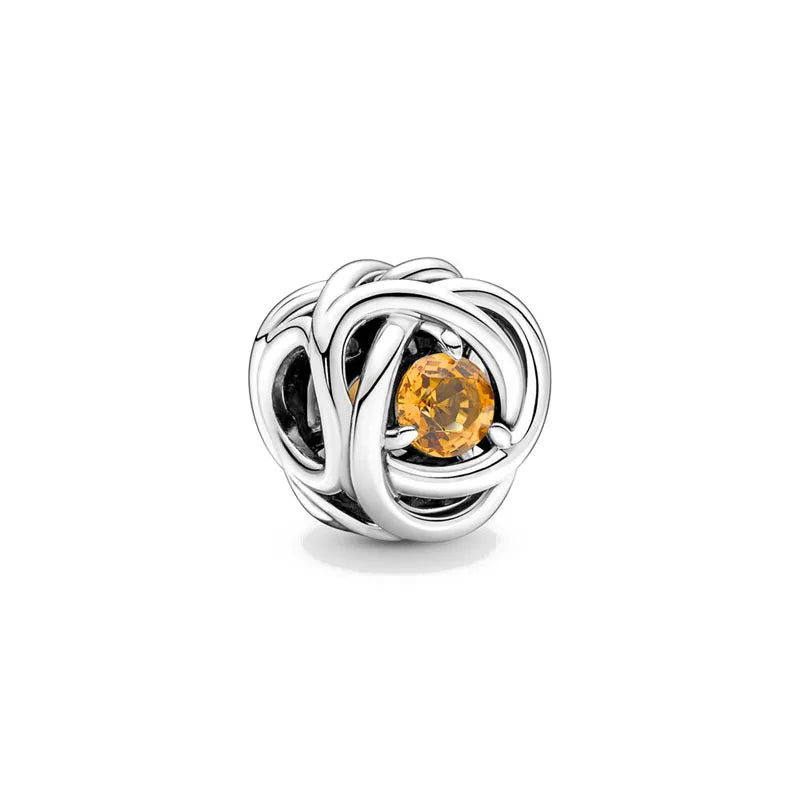 Silver-Tone Birthstone Charm for Charm Bracelets – view 13 – Varex HQ