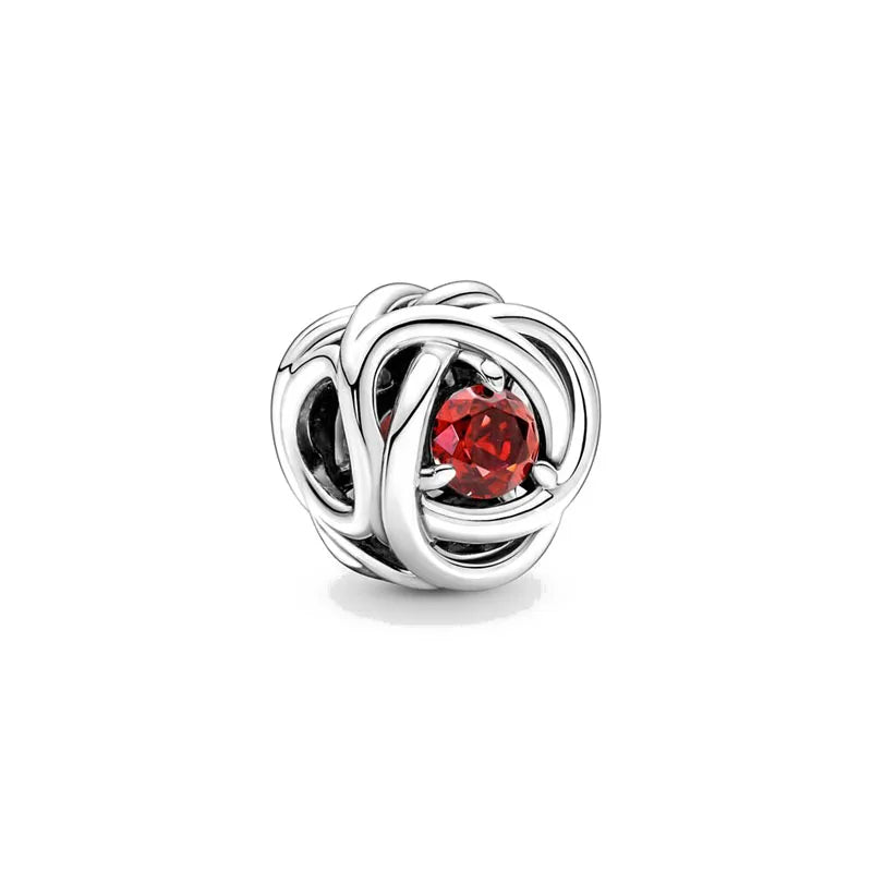 Silver-Tone Birthstone Charm for Charm Bracelets – view 16 – Varex HQ