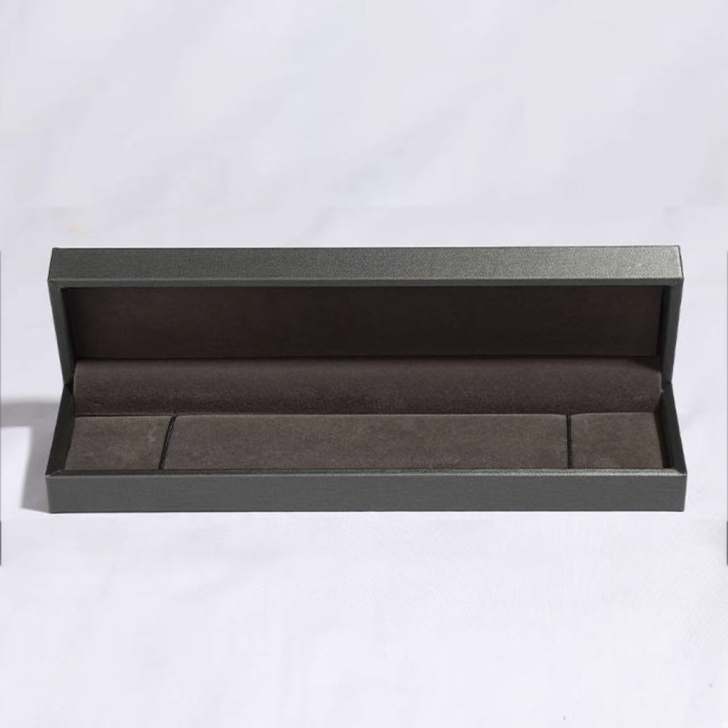Premium black velvet jewelry presentation gift box for Varex HQ anklet